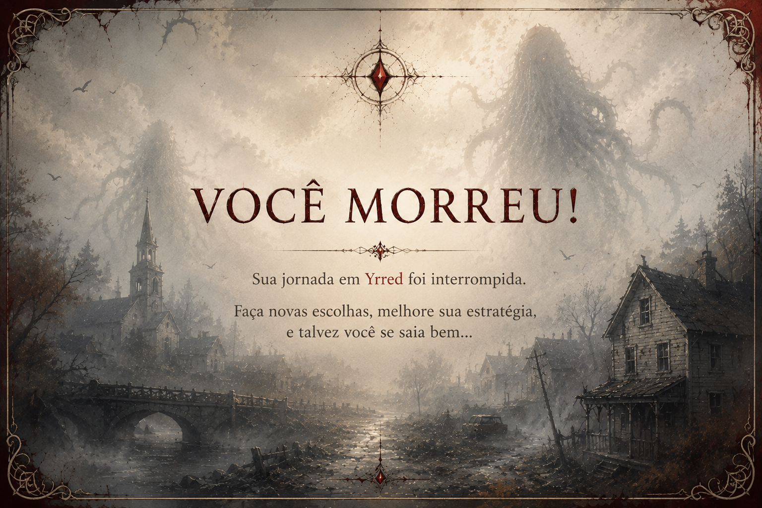 Você morreu